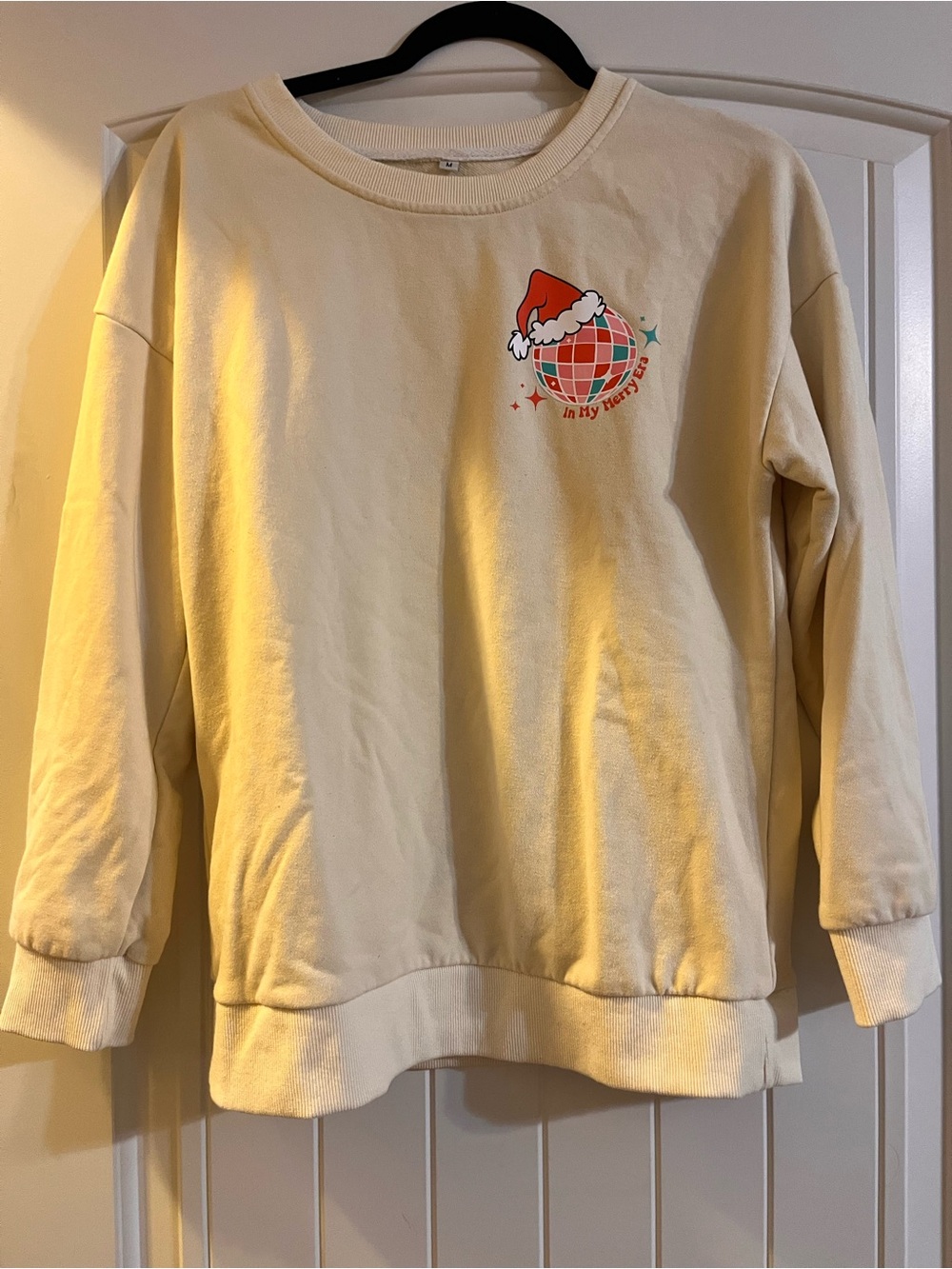 Women’s Cream Graphic Crewneck Sweatshirt - In My Heart Design